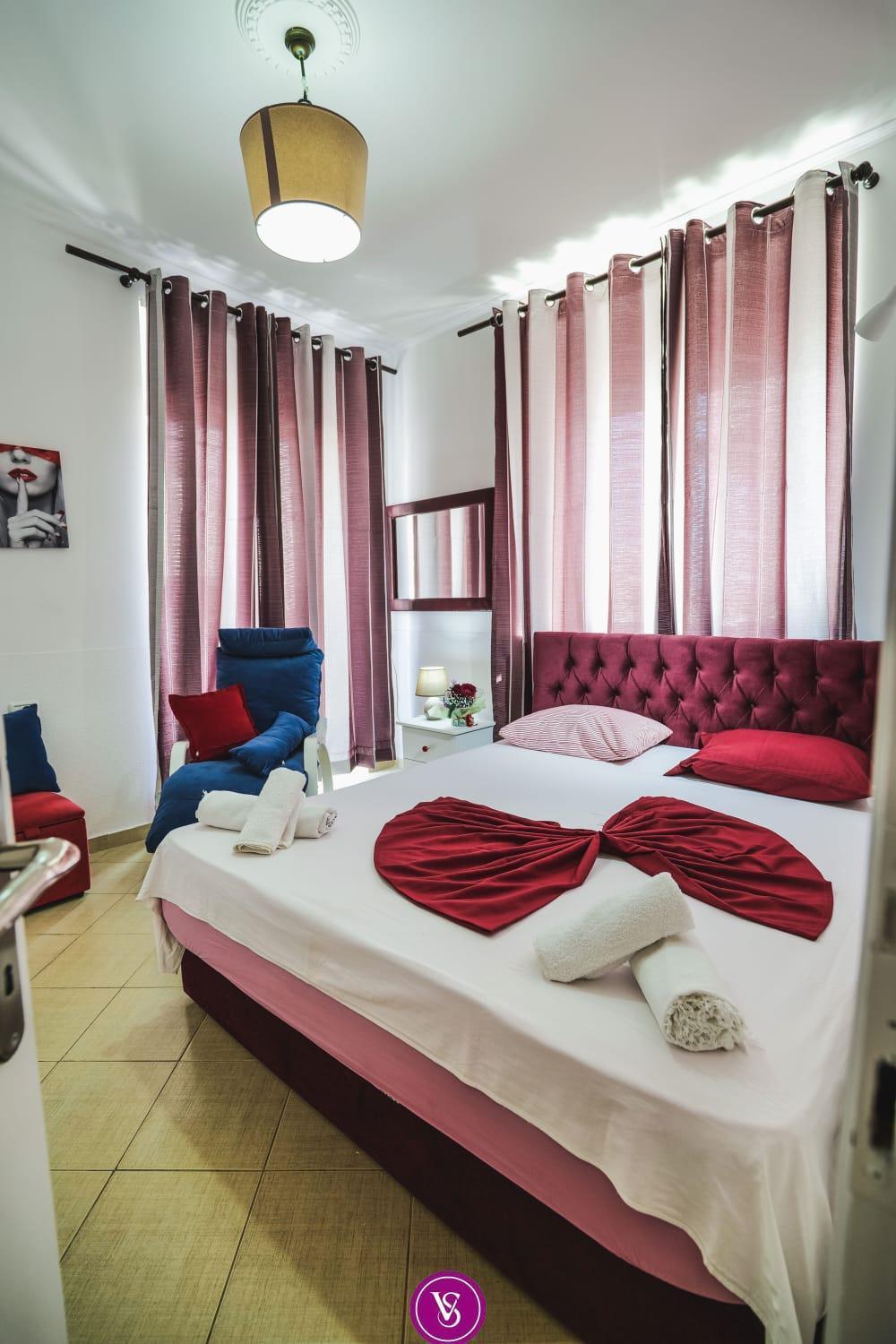 Vila Stupende Apartman Saranda Szoba fotó