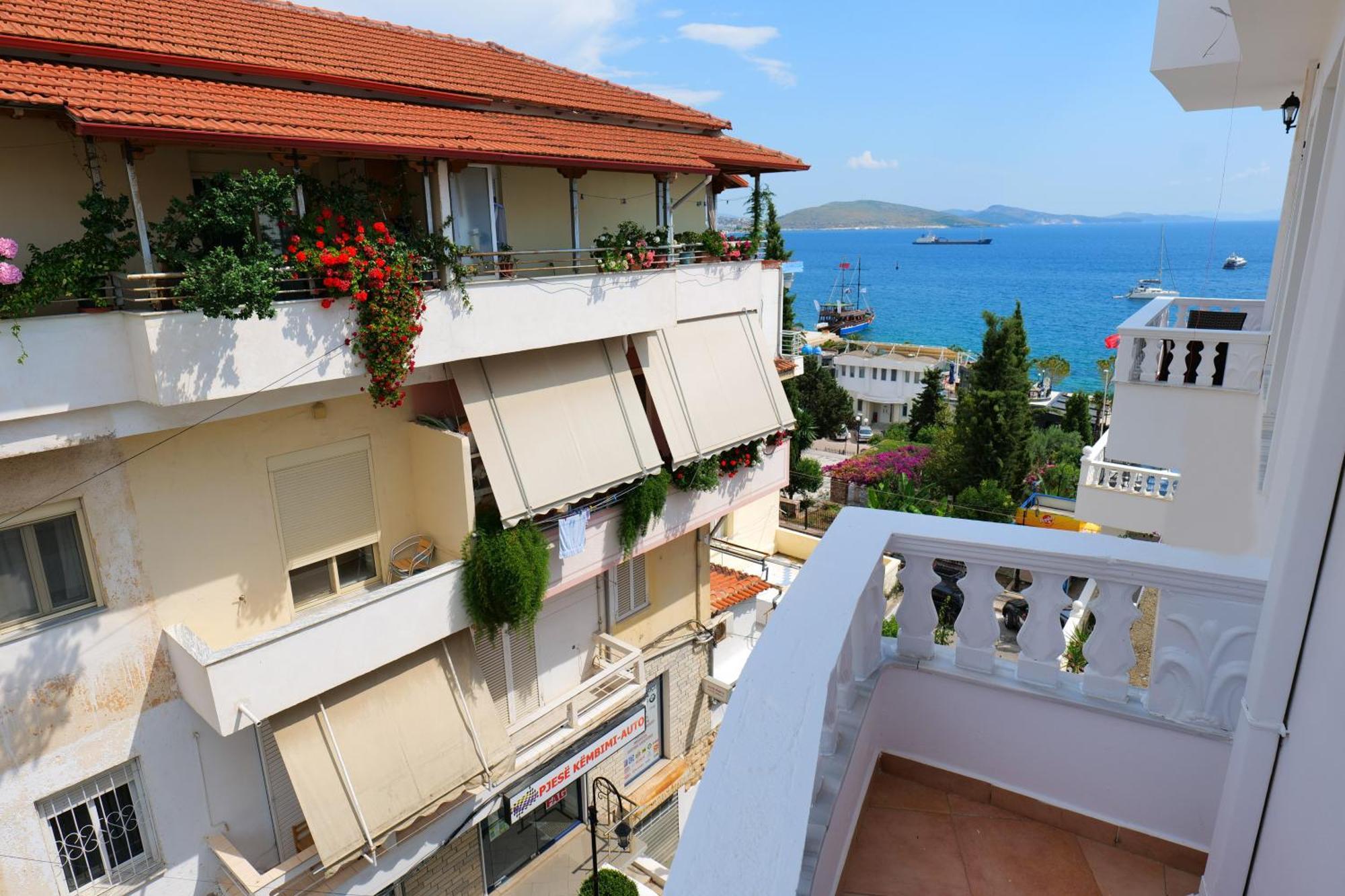 Vila Stupende Apartman Saranda Szoba fotó